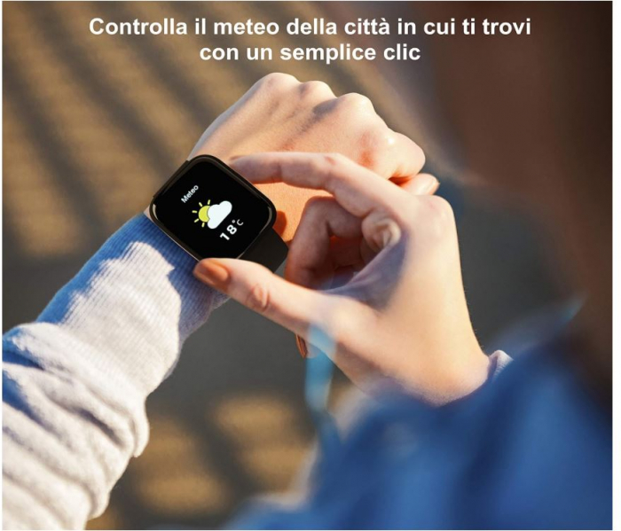 Smartwatch Tesmed Fit 2.0, 1.4 inch, impermeabil, negru [12]