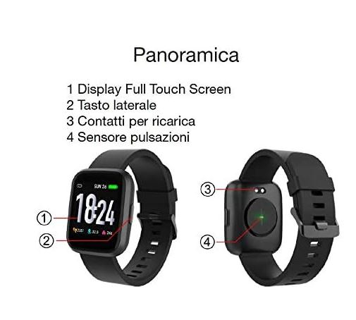 Smartwatch Tesmed Fit 2.0, 1.4 inch, impermeabil, negru [14]