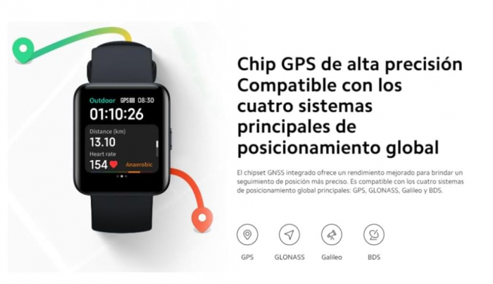 Smartwatch Xiaomi Redmi Watch 2 Lite, albastru [7]