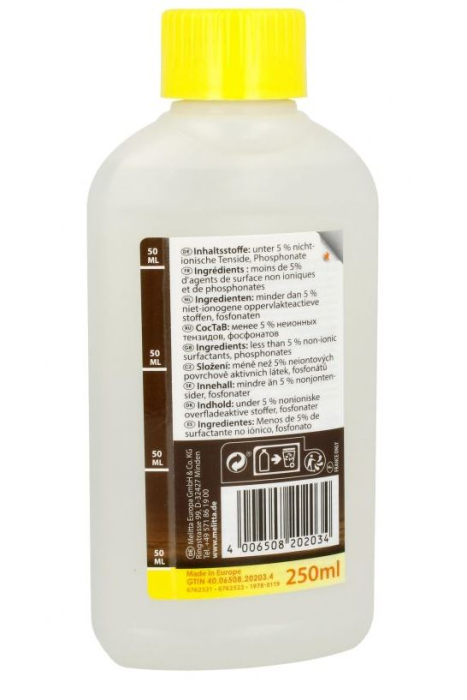 Soluție de curățare a sistemul de lapte pentru espressor automat Melitta, 250ml, 5 utilizari [2]