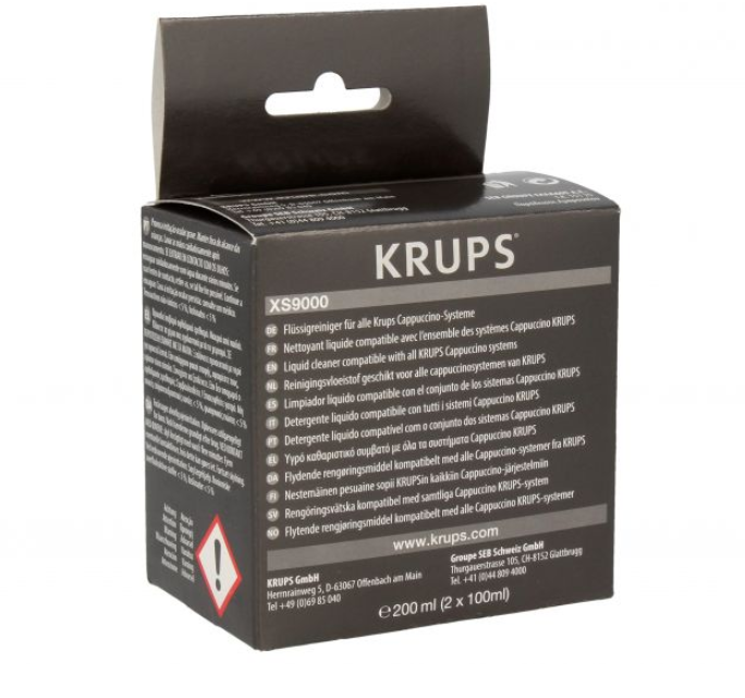 Solutie de curatat sistemul Cappuccino GROUPE SEB XS900010 pentru espressor Krups, 2 x 100 ml [3]