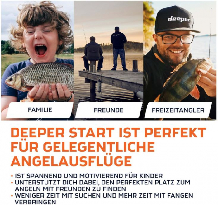 Sonar pescuit Deeper Start Smart Fish Finder, cu aplicație [7]