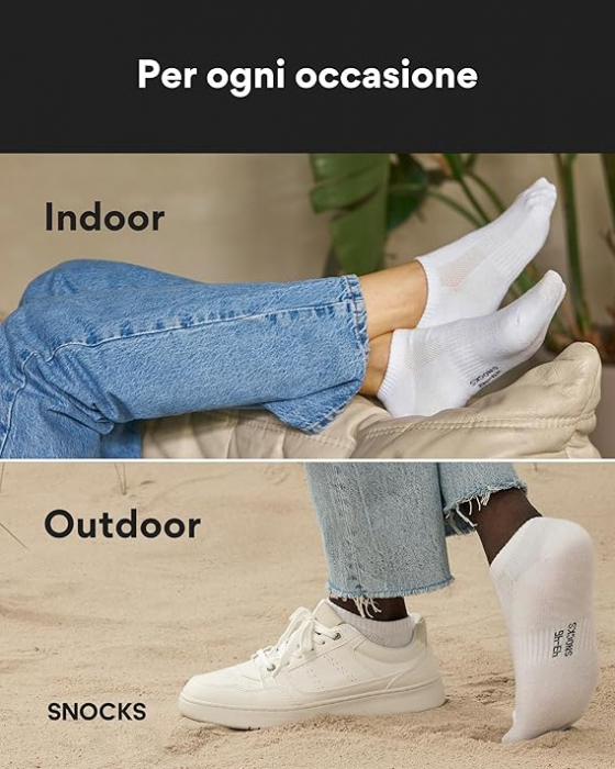 Şosete scurte unisex Snocks, Albastru închis, 39-42 [5]