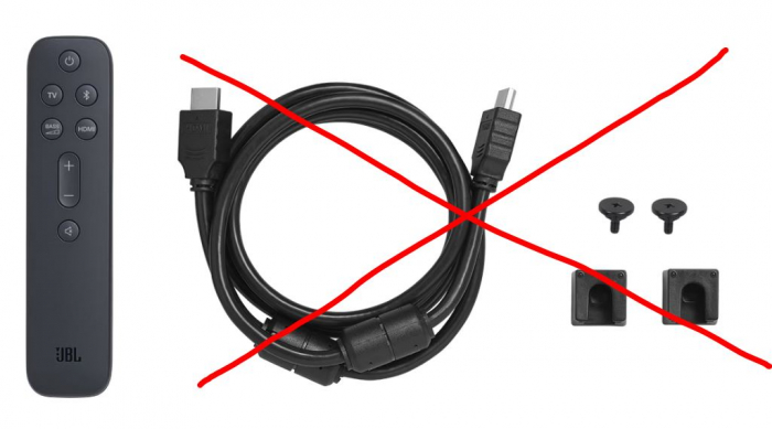 Soundbar JBL Bar 2.1 Deep Bass (MK2), 2.1, 200W, Subwoofer Wireless, negru [3]