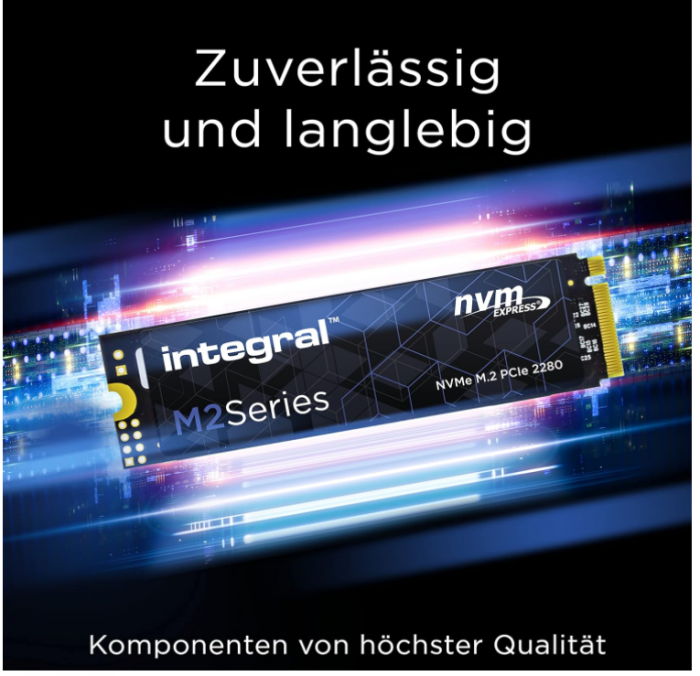 SSD INTEGRAL de 250 GB NVME M.2 2280 PCIe Gen3 x 4 R-3350MB/s W-1350 MB/s TLC M2 Solid State Drive [6]