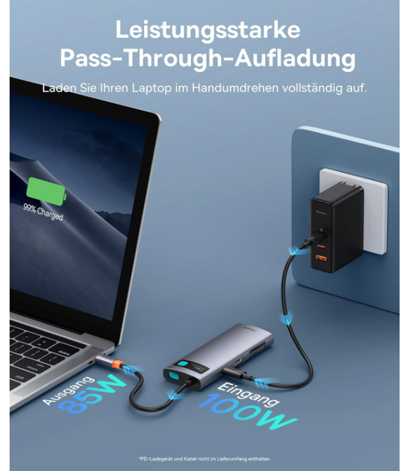 Statie de andocare Baseus USB C Hub 7 în 1 [4]