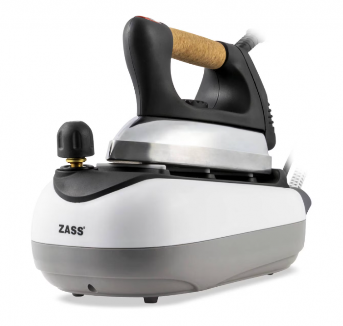 Statie de calcat Zass SG 02A, presiune a aburului de 3,5 bari, Putere boiler: 1200 W, putere fier: 800 W [2]