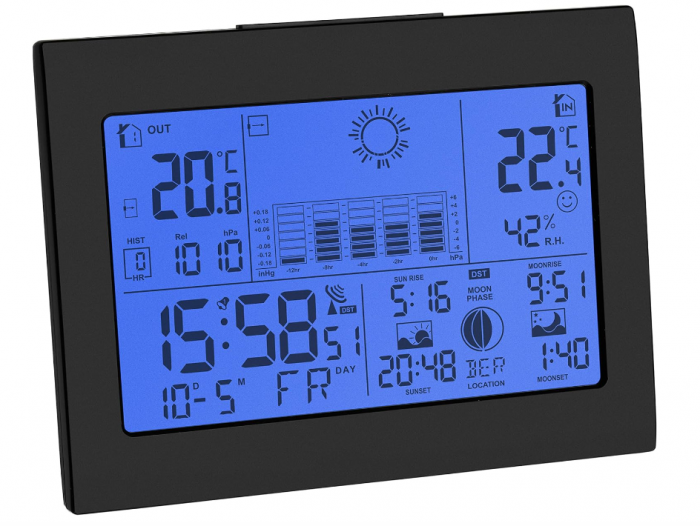Stație meteo fără fir cu senzor exterior TFA Dostmann Horizon 35.1155.01 [5]