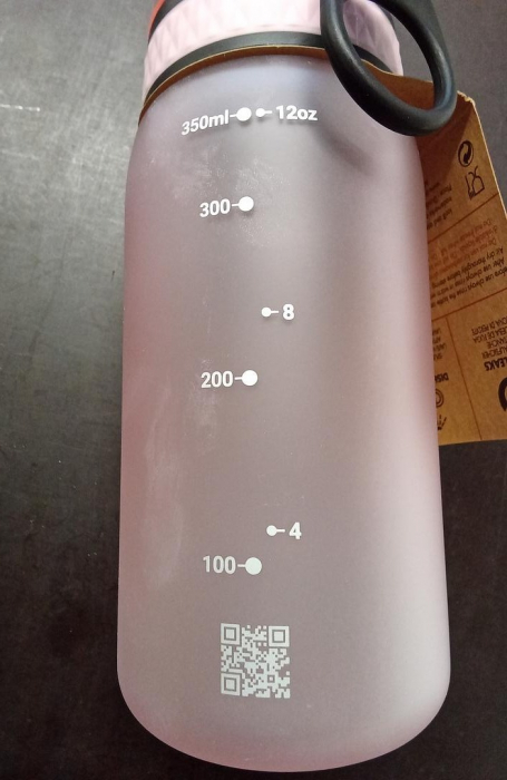 Sticla de apa Ion8, 350 ml, fara BPA, roz [2]