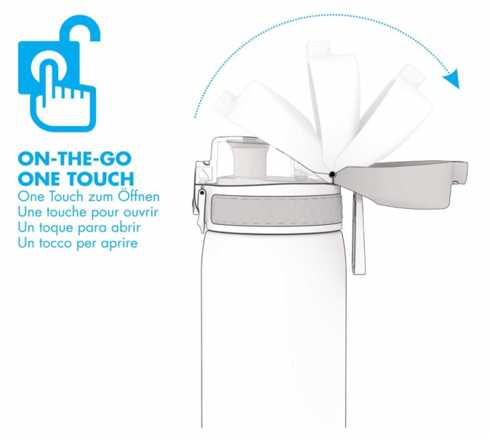 Sticla de apa Ion8, 350 ml, fara BPA, roz [7]