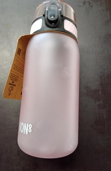 Sticla de apa Ion8, 350 ml, fara BPA, roz [3]