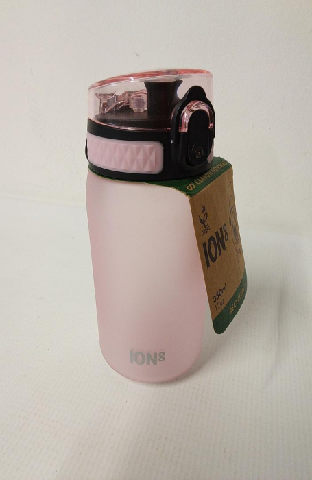 Sticla de apa Ion8, 350 ml, fara BPA, roz [4]