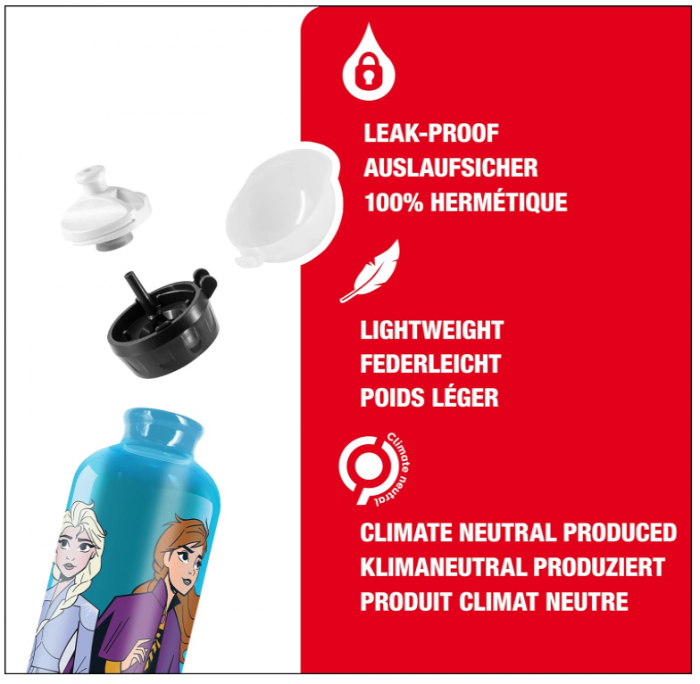 Sticla de apă SIGG din aluminiu pentru copii Anna & Elsa, Fără BPA, 0.4L [5]
