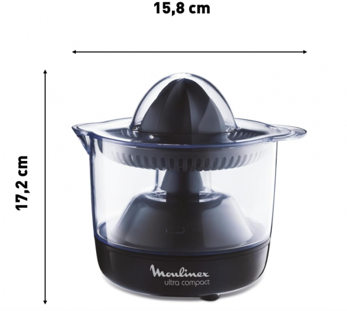 Storcator electric de citrice Moulinex PC120870 25W, 0.45L, negru [7]