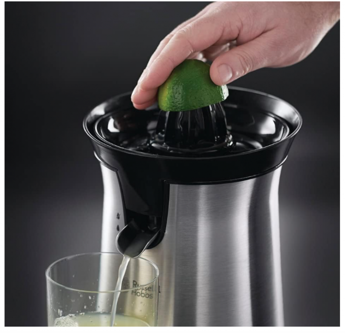 Storcator electric de citrice Russell Hobbs, oțel inoxidabil periat, 2 direcții de rotație, 2 conuri interschimbabile, 22760-56 [3]