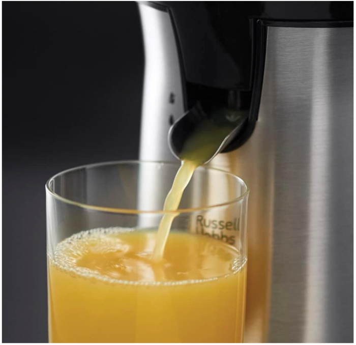Storcator electric de citrice Russell Hobbs, oțel inoxidabil periat, 2 direcții de rotație, 2 conuri interschimbabile, 22760-56 [2]