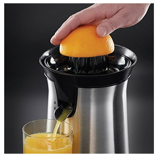 Storcator electric de citrice Russell Hobbs, oțel inoxidabil periat, 2 direcții de rotație, 2 conuri interschimbabile, 22760-56 [6]