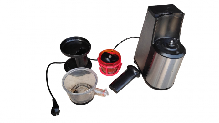 Storcator vertical H.Koenig GSX12 negru/oțel inoxidabil, sucuri din fructe si legume, fără BPA, 400 W [2]