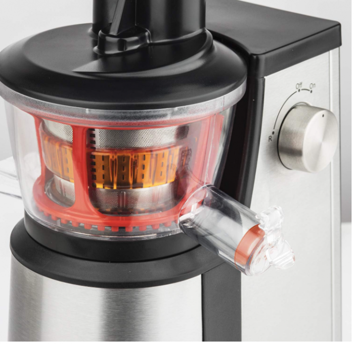 Storcator vertical H.Koenig GSX12 negru/oțel inoxidabil, sucuri din fructe si legume, fără BPA, 400 W [8]