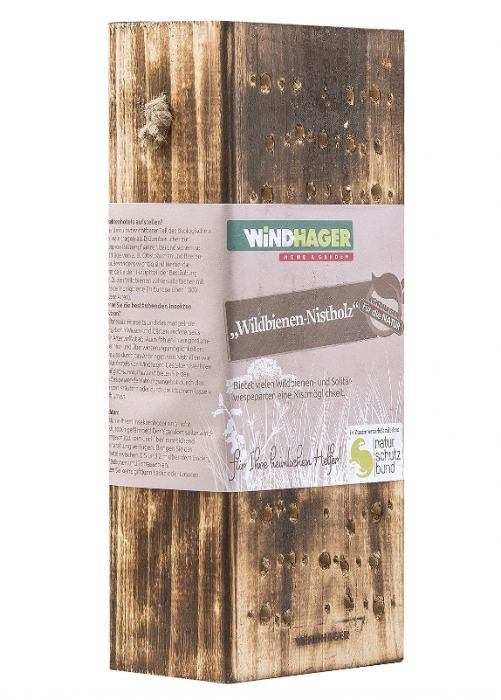 Stup pentru albine sălbatice Windhager, 8 x 12.5 x 30 cm, din lemn masiv, 06995 [7]