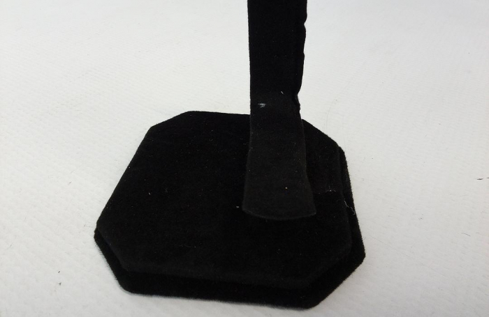 Suport ceas Tip C, din catifea neagra, UKCOCO [3]