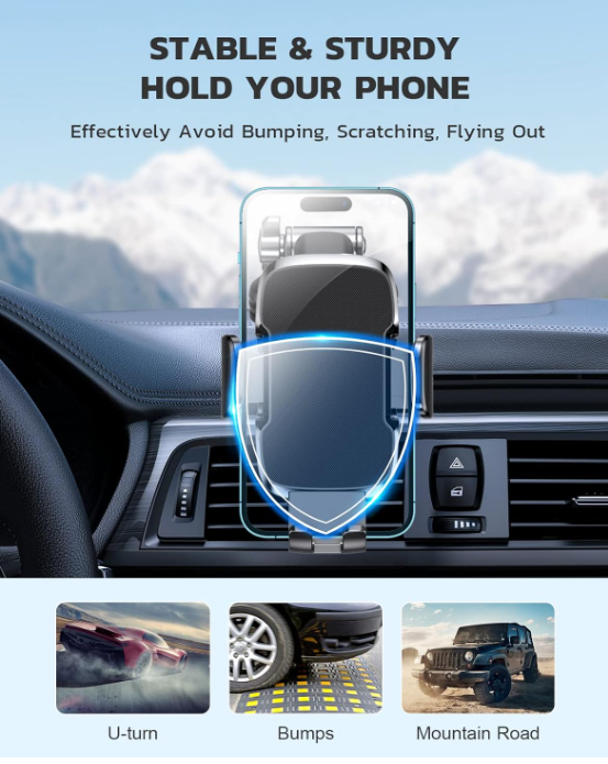 Suport de telefon auto CIRYCASE, universal [6]