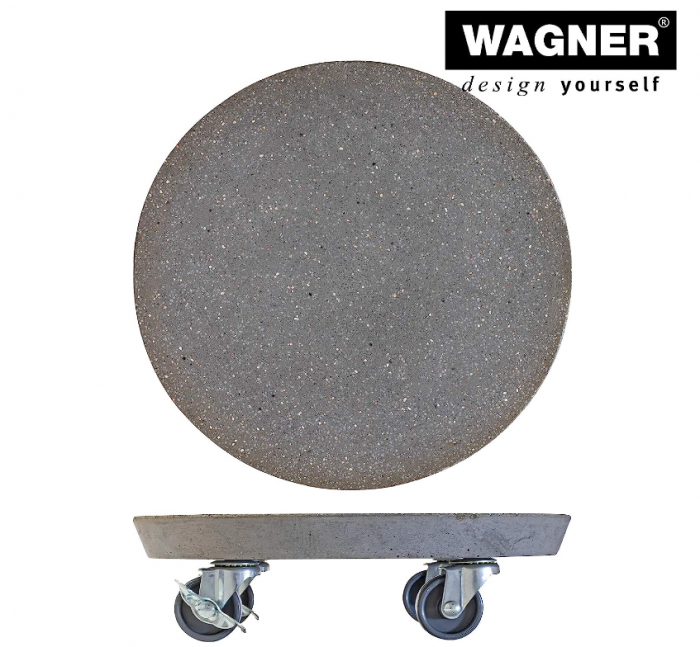 Suport ghiveci cu roți Wagner Ø 28 x 7,5 cm, Capacitate de incarcare 100kg, 20090101 [6]