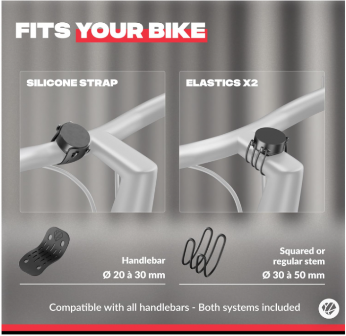 Suport magnetic de telefon pentru biciclete, impermeabil, Marime 2XL, pana la 17.2 cm (6.77'') [8]