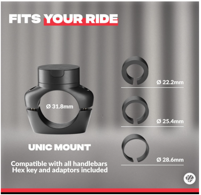 Suport magnetic pentru telefon pentru motociclete Shapeheart [5]