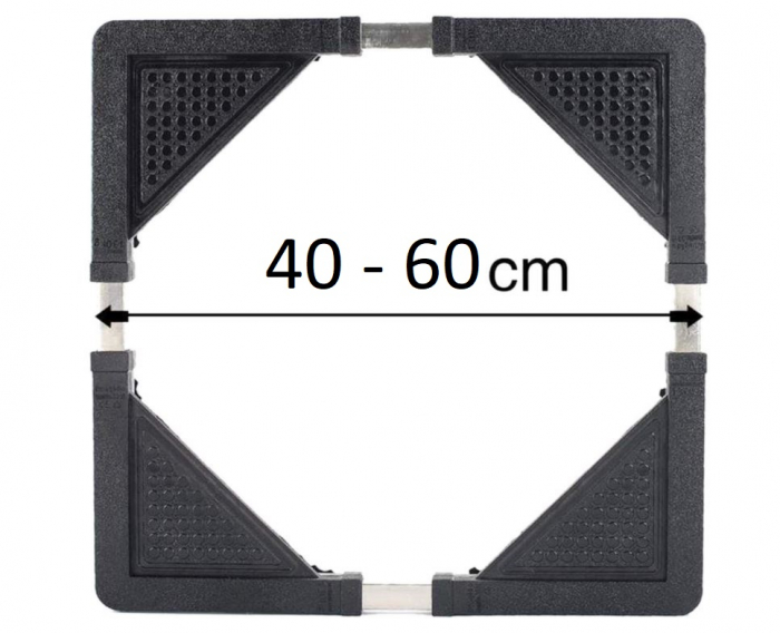 Suport mobil universal Woyufen pentru mașină de spălat și frigider, 40-60 cm [8]