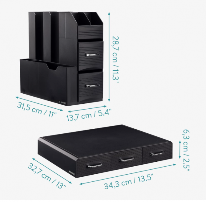 Suport pentru capsule de cafea si accesorii Navaris, Negru [10]