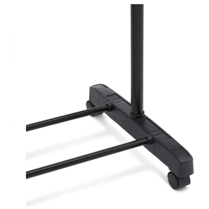 Suport pentru haine cu roți Amazon Basics, crom [5]