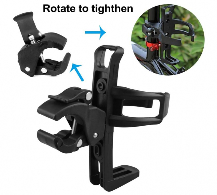 Suport pentru sticle de apă pentru bicicletă Wangjiangda, negru [6]