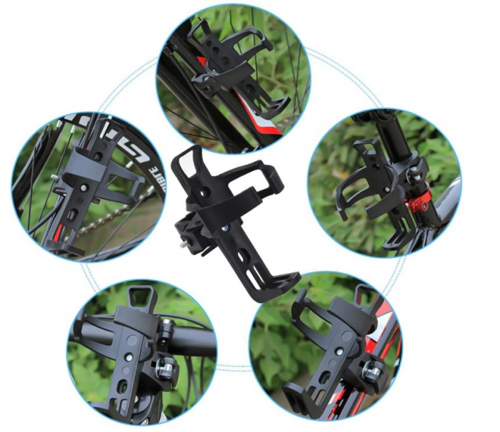 Suport pentru sticle de apă pentru bicicletă Wangjiangda, negru [9]