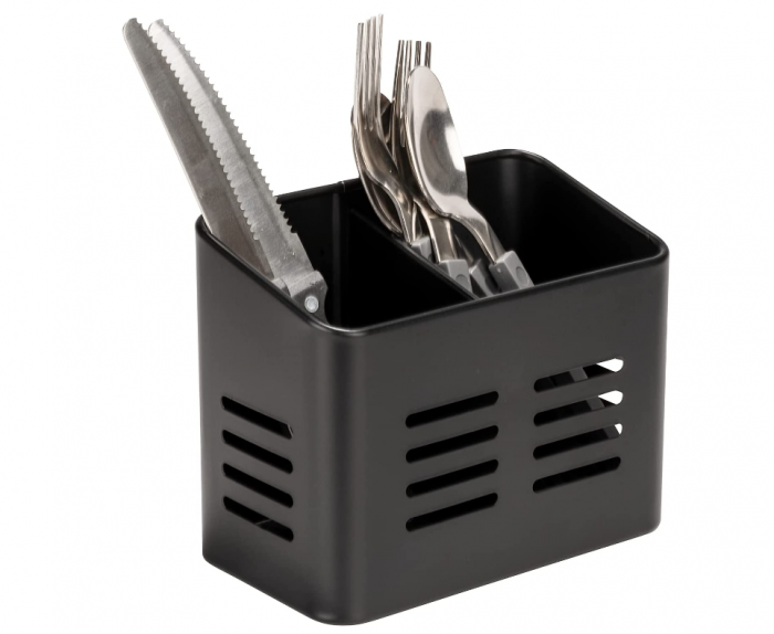Suport pentru tacâmuri WENKO, negru, 16 x 13.5 x 9 cm [7]