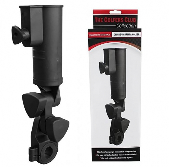Suport pentru umbrela pentru carucior de golf Golfer's Club, universal, negru [5]