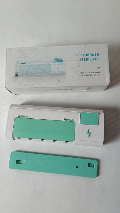 Suport periute de dinti cu sterilizare UV, 5 periuțe [2]