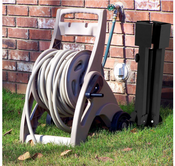 Suport umbrela Relaxdays, pentru stalpi de umbrela 25-35 mm, baza in cruce, pliabile [5]