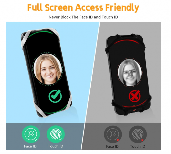 Suport universal de telefon pentru bicicletă, telefoane de 4.57 - 7 inci [5]