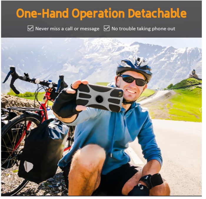 Suport universal de telefon pentru bicicletă, telefoane de 4.57 - 7 inci [3]