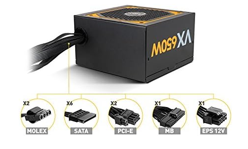 Sursa Nox Uranus VX 650W Bronze Edition 650W ATX Black Orange Drive [5]