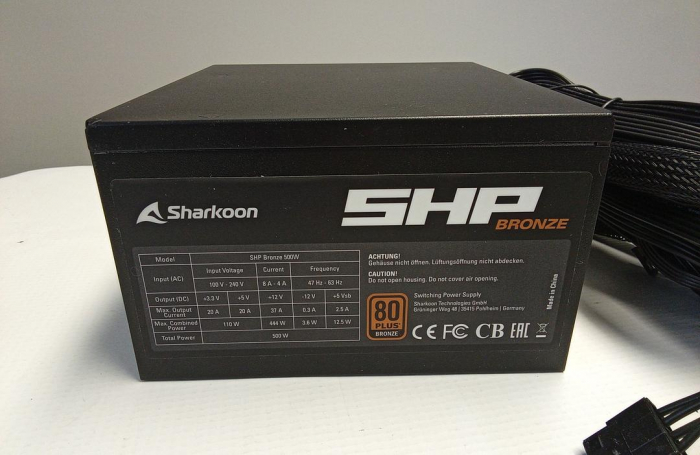 Sursa PC Sharkoon SHP Bronze 500W 80 Plus [3]