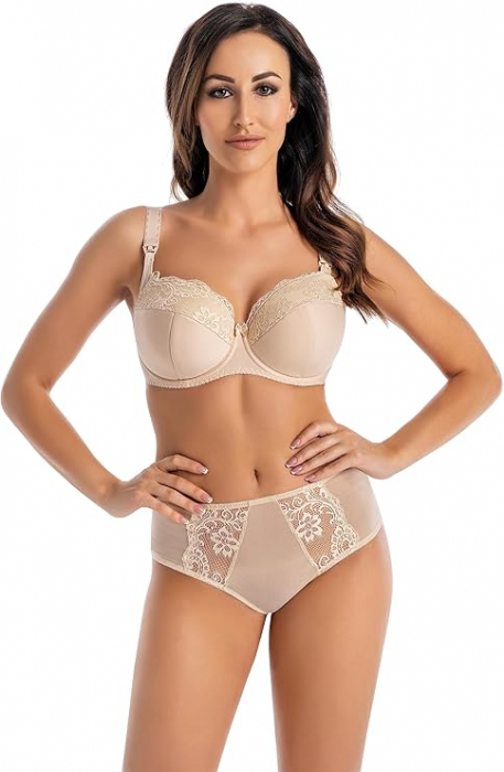 Sutien alăptare Teyli Marte, cu dantelă, bej, 115F [3]