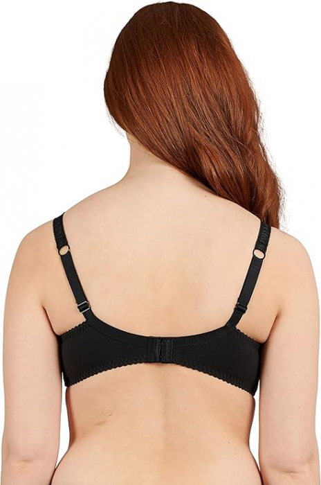 Sutien cu armatura Sans Complexe Coton D'arum, negru, 85E [2]