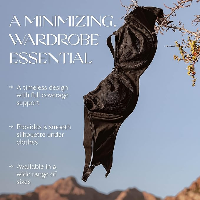 Sutien cu armatura Triumph Essential Minimizer W X, negru, 95C [5]