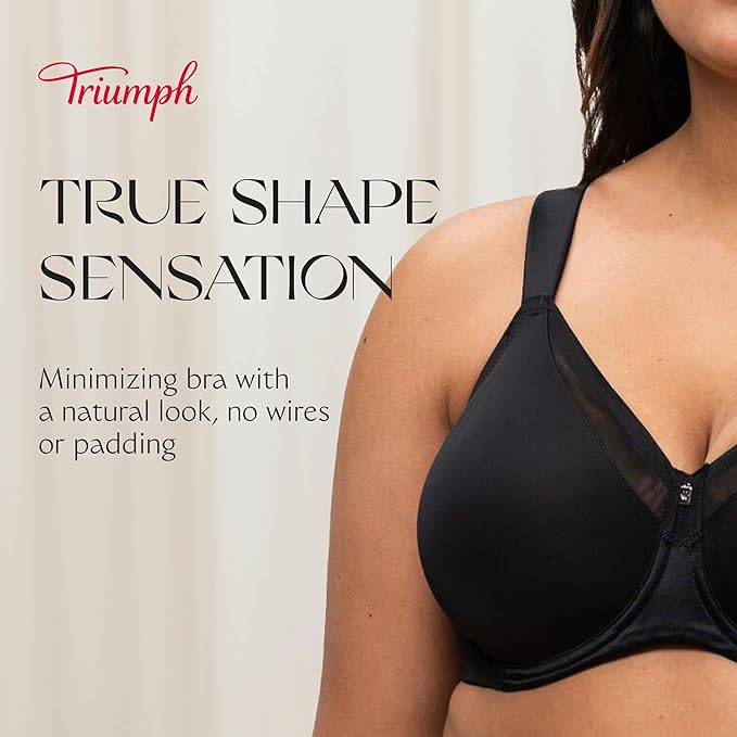 Sutien cu armatura Triumph True Shape Sensation W01 Minimizer, negru, 75F [3]