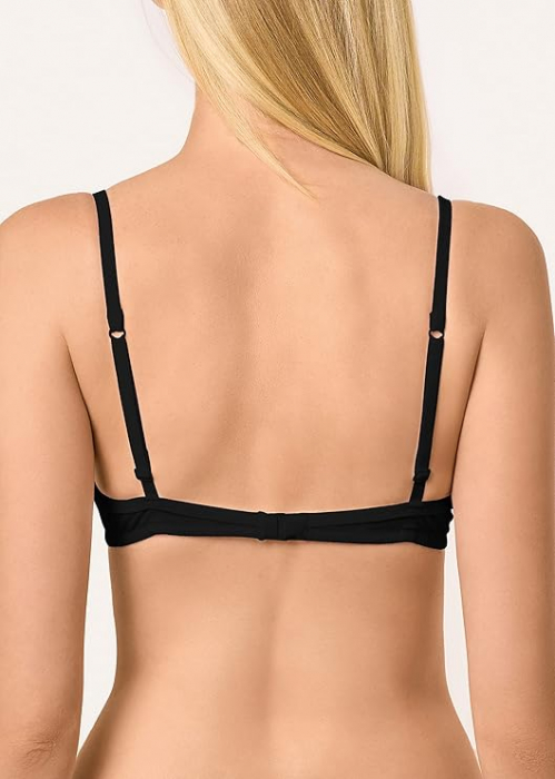 Sutien fara armatura Golden Lady Reggiseno A Triangolo, negru, 75B [2]