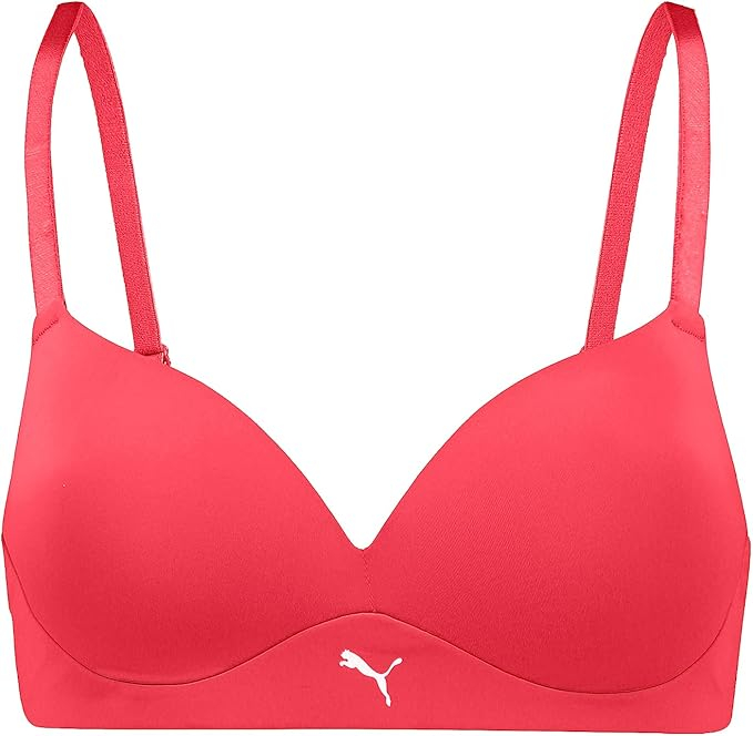 Sutien fara armatura pentru femei PUMA 100001008, rosu, 70B [1]