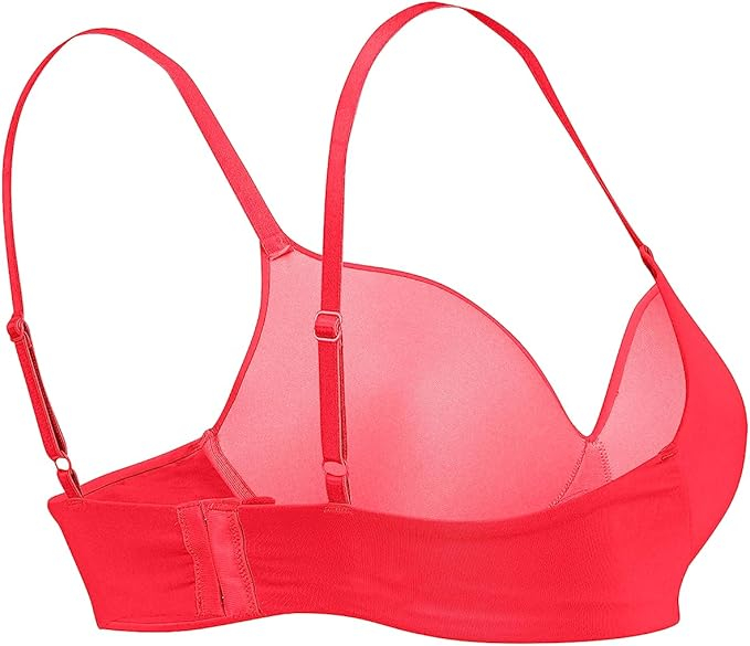 Sutien fara armatura pentru femei PUMA 100001008, rosu, 70B [4]