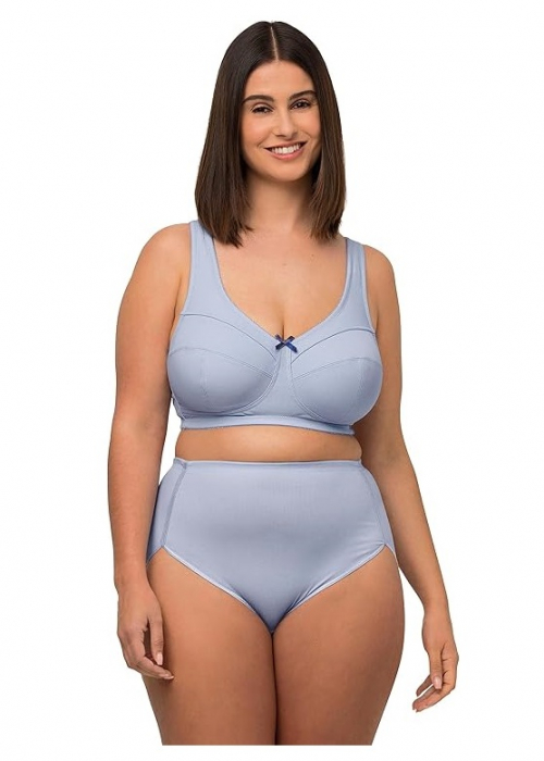 Sutien fara armatura pentru femei Ulla Popken, albastru, 115E [1]